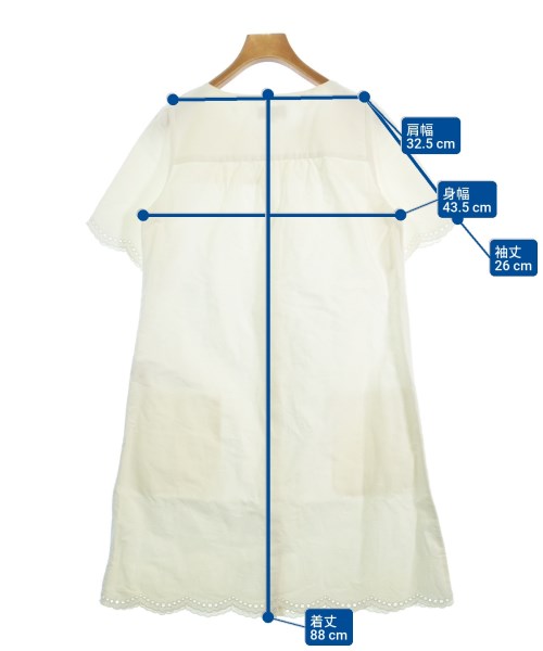 A.P.C.（アーペーセー）ワンピース 白 サイズ:XS レディース/2200636782204