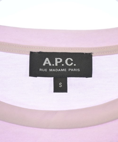 A.P.C.（アーペーセー）Tシャツ・カットソー ピンク サイズ:S レディース/2200637696081