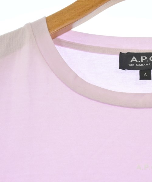 A.P.C.（アーペーセー）Tシャツ・カットソー ピンク サイズ:S レディース/2200637696081