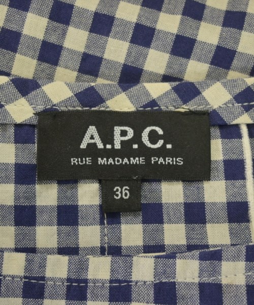 A.P.C.（アーペーセー）ワンピース 青 サイズ:36(S位) レディース/2200637978200