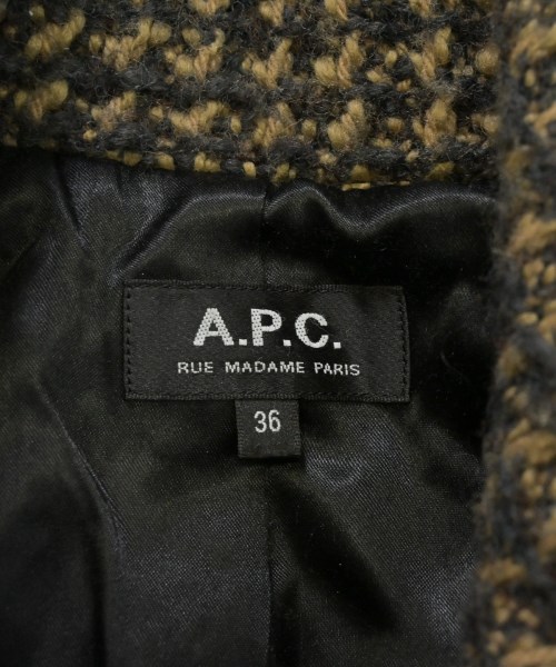 A.P.C.（アーペーセー）ステンカラーコート 茶 サイズ:36(S位) レディース/2200639027012