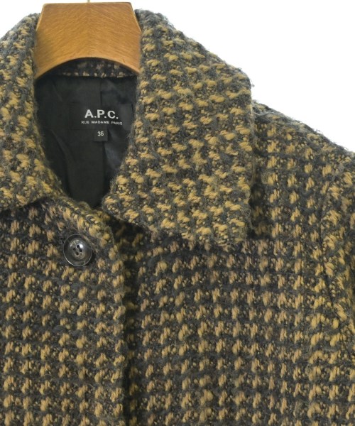 A.P.C.（アーペーセー）ステンカラーコート 茶 サイズ:36(S位) レディース/2200639027012