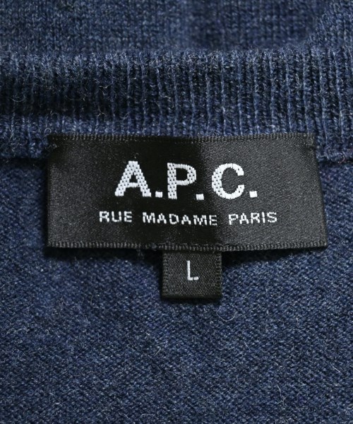 A.P.C.（アーペーセー）カーディガン 紺 サイズ:L レディース/2200624476146