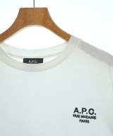 A.P.C.（アーペーセー）Tシャツ・カットソー 白 サイズ:M レディース/2200641379024
