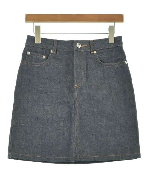 A.P.C.(アーペーセー)ミニスカート 紺 サイズ:34(XS位)/2200641583063