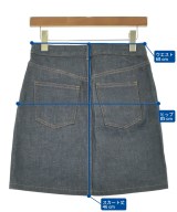 A.P.C.（アーペーセー）ミニスカート 紺 サイズ:34(XS位) レディース/2200641583063
