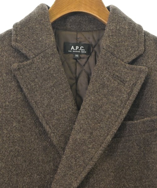 A.P.C.（アーペーセー）ピーコート 茶 サイズ:XS レディース/2200626035020