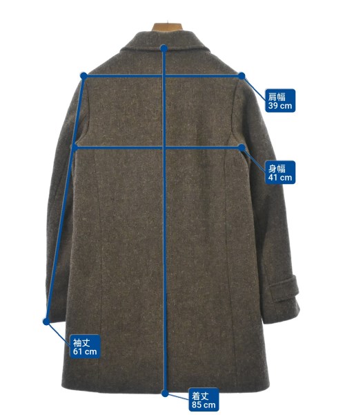 A.P.C.（アーペーセー）ピーコート 茶 サイズ:XS レディース/2200626035020