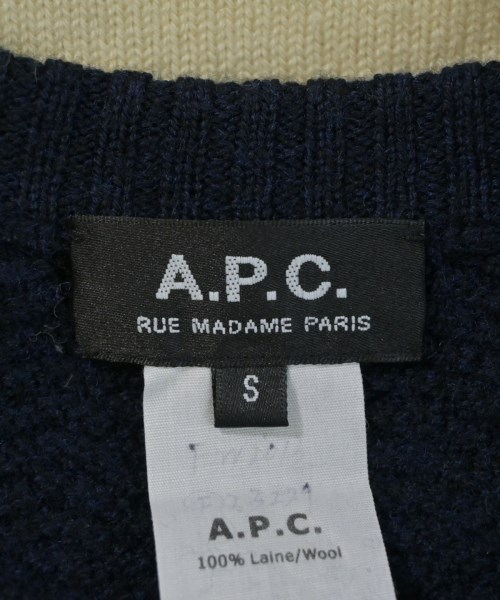 A.P.C.（アーペーセー）ニット・セーター 紺 サイズ:S レディース/2200626035037
