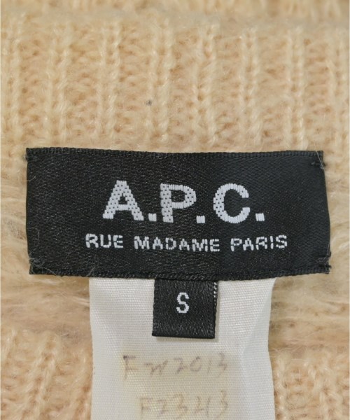 A.P.C.（アーペーセー）ニット・セーター ベージュ サイズ:S レディース/2200626035044