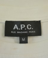 A.P.C.（アーペーセー）Tシャツ・カットソー 白 サイズ:M レディース/2200631818052