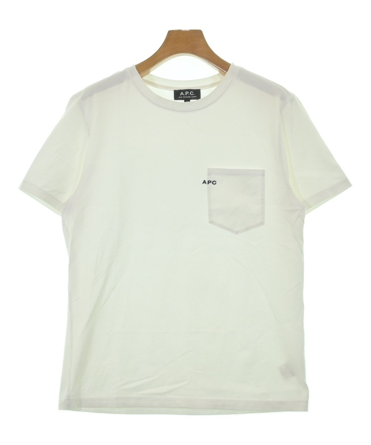 A.P.C - A.P.C.   Tシャツ　XSサイズ　白 A.P.C BOX LOGO Tシャツ 白 XSサイズ - メルカリ