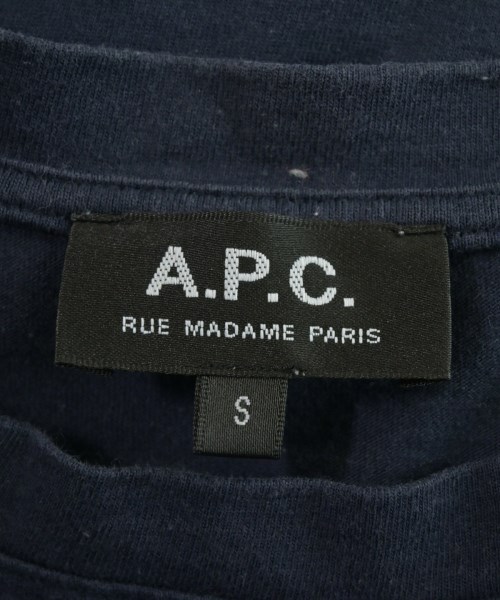 A.P.C.（アーペーセー）Tシャツ・カットソー 紺 サイズ:S レディース/2200624293019