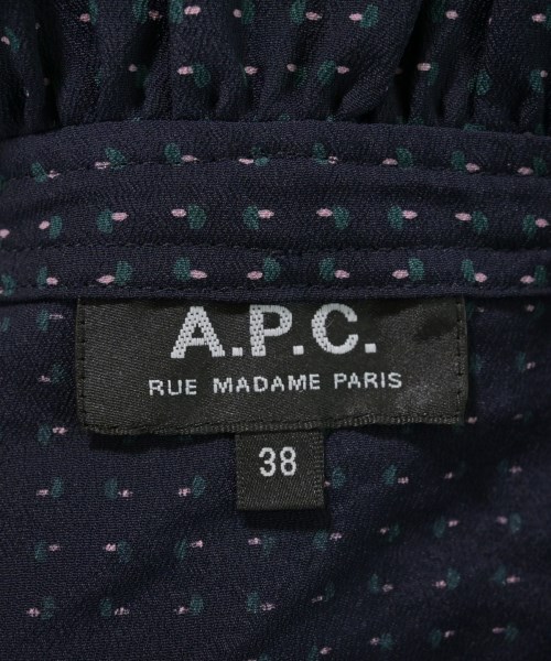 A.P.C.（アーペーセー）ブラウス 紺 サイズ:38(M位) レディース/2200624568018