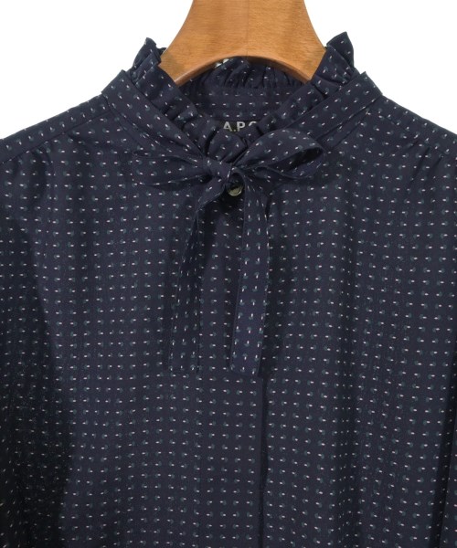 A.P.C.（アーペーセー）ブラウス 紺 サイズ:38(M位) レディース/2200624568018