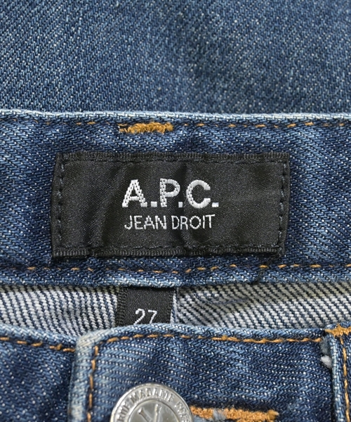 A.P.C.（アーペーセー）デニムパンツ 青 サイズ:27(M位) レディース/2200613504027