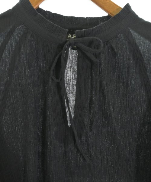 A.P.C.（アーペーセー）ブラウス 黒 サイズ:34(XS位) レディース/2200624923060