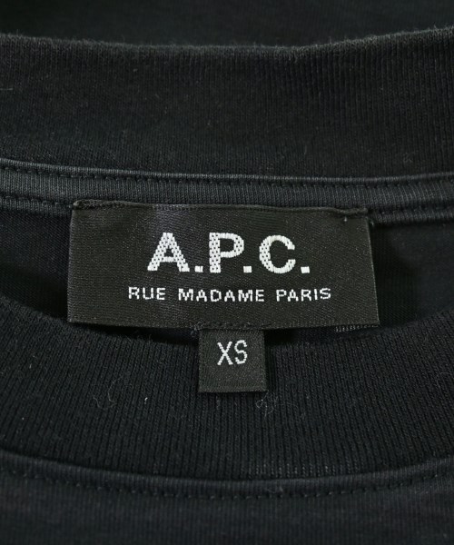 A.P.C.（アーペーセー）Tシャツ・カットソー 黒 サイズ:XS レディース/2200626363062