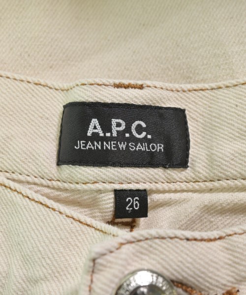 A.P.C.（アーペーセー）デニムパンツ 白 サイズ:26(M位) レディース/2200615640129