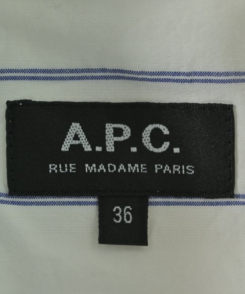 A.P.C.（アーペーセー）カジュアルシャツ 白 サイズ:36(XS位) レディース/2200615639185