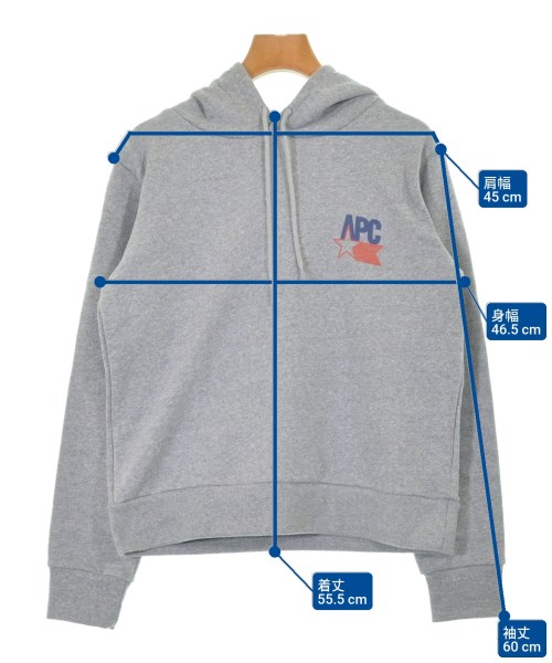 A.P.C.（アーペーセー）パーカー グレー サイズ:-(M位) レディース/2200627616013
