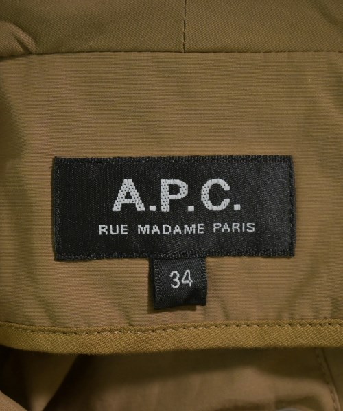 A.P.C.（アーペーセー）マウンテンパーカー 茶 サイズ:34(XS位) レディース/2200627790027