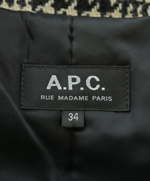 A.P.C.（アーペーセー）ステンカラーコート 黒 サイズ:34(XS位) レディース/2200618666010