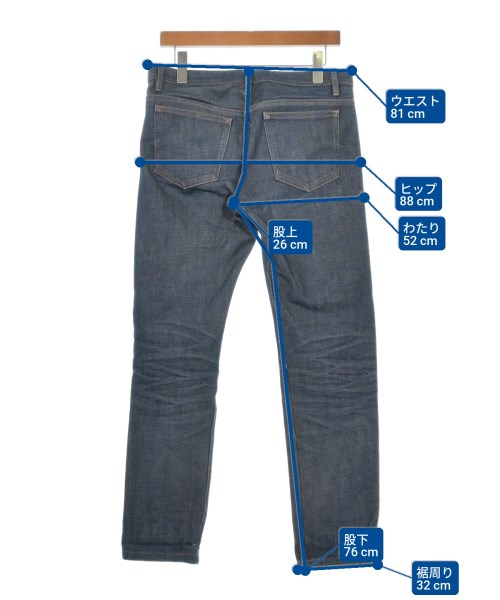 A.P.C.（アーペーセー）デニムパンツ 紺 サイズ:30(XL位) レディース/2200629929029