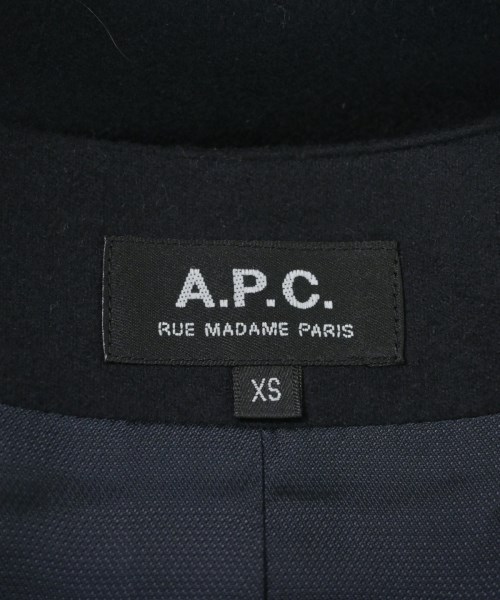 A.P.C.（アーペーセー）ノーカラージャケット 黒 サイズ:XS レディース/2200616088036