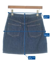 A.P.C.（アーペーセー）ミニスカート 紺 サイズ:34(XS位) レディース/2200630401019