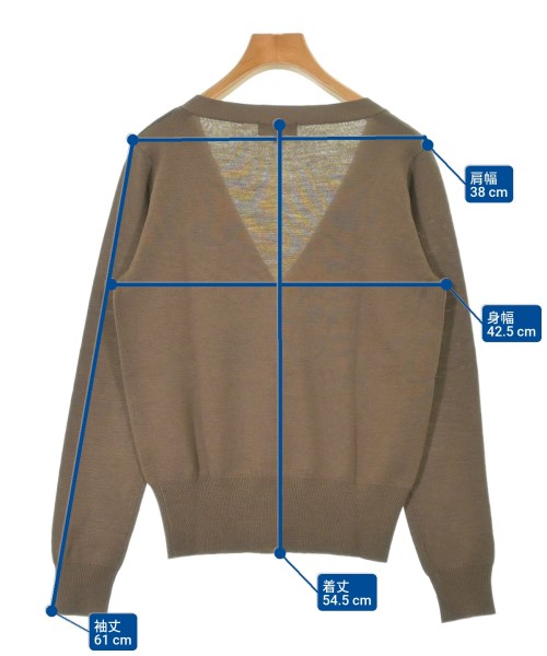 A.P.C.（アーペーセー）カーディガン 茶 サイズ:M レディース/2200629679443