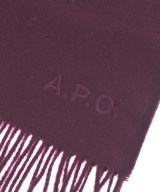 A.P.C.（アーペーセー）マフラー 赤 サイズ:- レディース/2200631645016