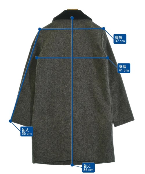 A.P.C.（アーペーセー）ステンカラーコート グレー サイズ:34(XS位) レディース/2200632299010