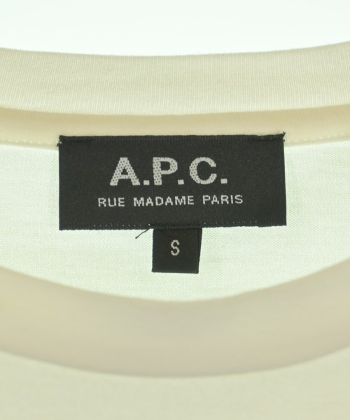A.P.C.（アーペーセー）Tシャツ・カットソー 白 サイズ:S レディース/2200608604053