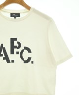 A.P.C.（アーペーセー）Tシャツ・カットソー 白 サイズ:S レディース/2200608604053