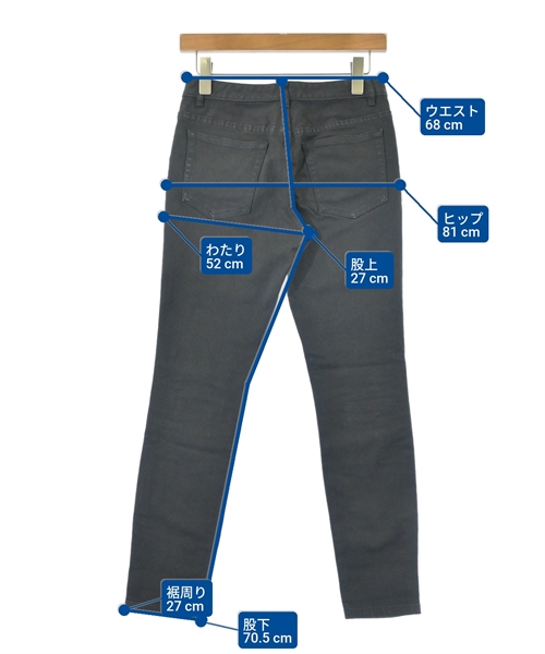 A.P.C.（アーペーセー）デニムパンツ 黒 サイズ:25(S位) レディース/2200612787292