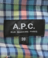 A.P.C.（アーペーセー）シャツワンピース 青 サイズ:38(M位) レディース/2200610269028