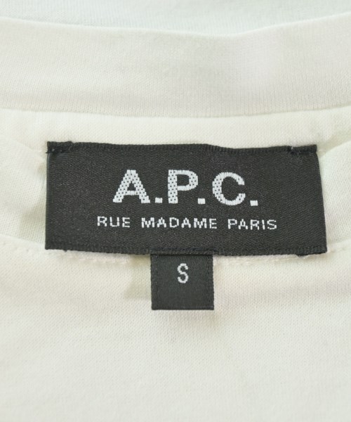 A.P.C.（アーペーセー）Tシャツ・カットソー 白 サイズ:S レディース/2200614482058