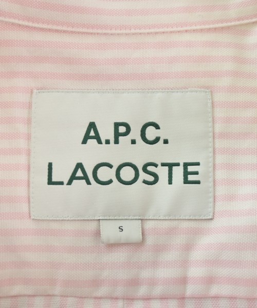 A.P.C.（アーペーセー）カジュアルシャツ ピンク サイズ:S レディース/2200615572055
