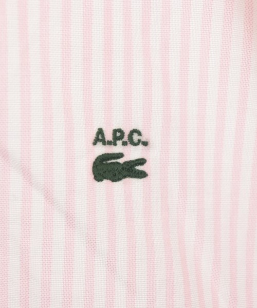 A.P.C.（アーペーセー）カジュアルシャツ ピンク サイズ:S レディース/2200615572055
