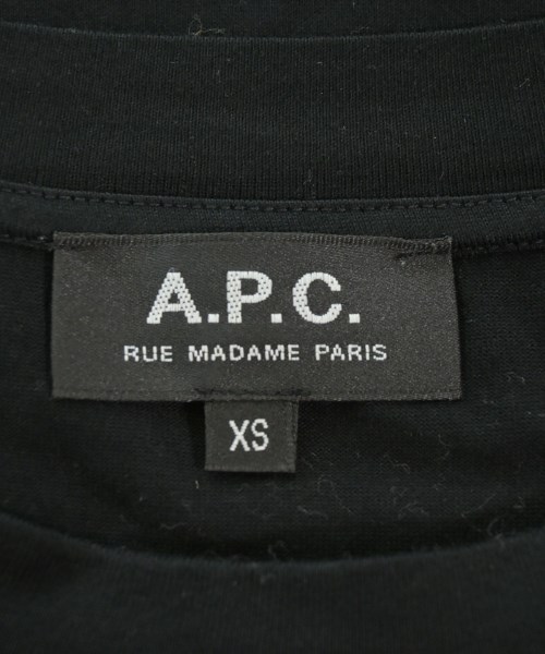 A.P.C.（アーペーセー）Tシャツ・カットソー 黒 サイズ:XS レディース/2200616499061