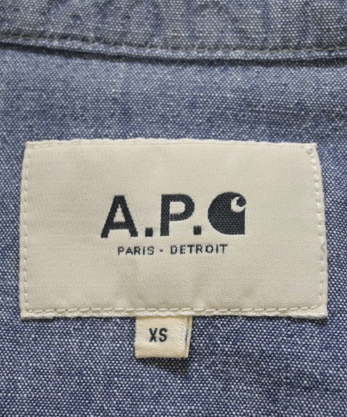 A.P.C.（アーペーセー）カジュアルシャツ 紺 サイズ:XS レディース/2200617698036