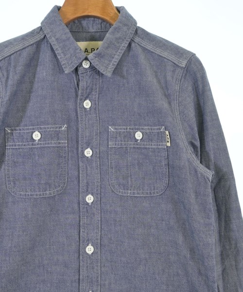 A.P.C.（アーペーセー）カジュアルシャツ 紺 サイズ:XS レディース/2200617698036
