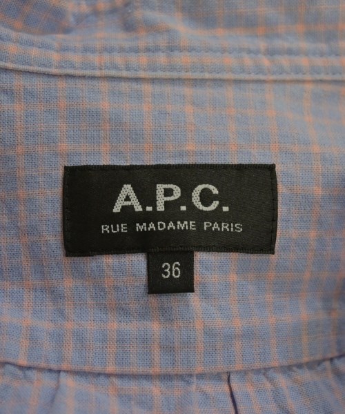 A.P.C.（アーペーセー）ブラウス 青 サイズ:36(S位) レディース/2200617814016