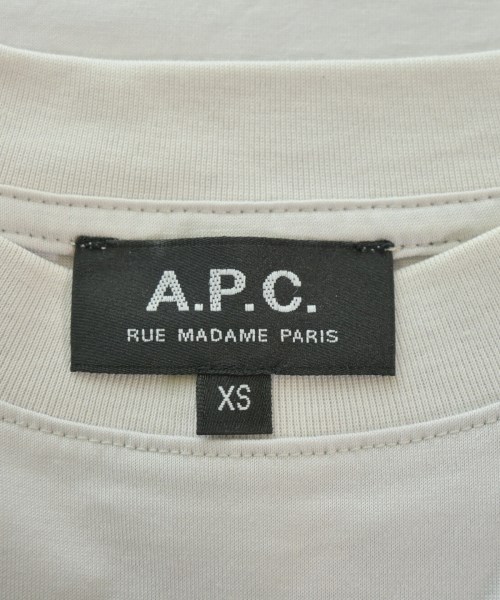 A.P.C.（アーペーセー）Tシャツ・カットソー 白 サイズ:XS レディース/2200608940052