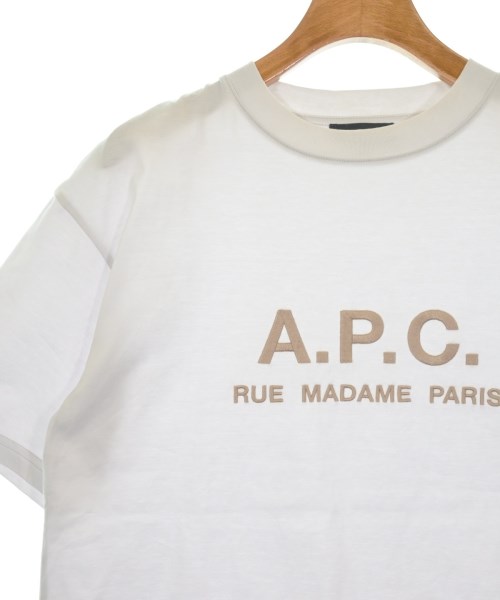 A.P.C.（アーペーセー）Tシャツ・カットソー 白 サイズ:XS レディース/2200608940052