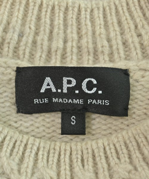 A.P.C.（アーペーセー）ニット・セーター ベージュ サイズ:S レディース/2200614634020