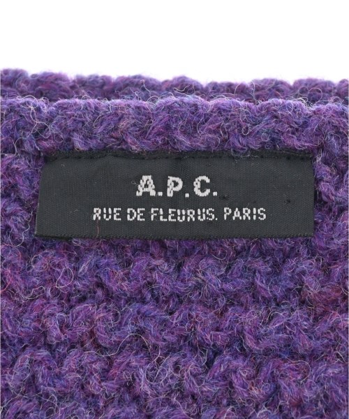 A.P.C.（アーペーセー）マフラー 紫 サイズ:- レディース/2200604320063