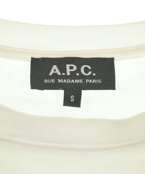 A.P.C.（アーペーセー）Tシャツ・カットソー 白 サイズ:S レディース/2200668908016