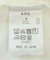 A.P.C.（アーペーセー）Tシャツ・カットソー 白 サイズ:S レディース/2200671473020